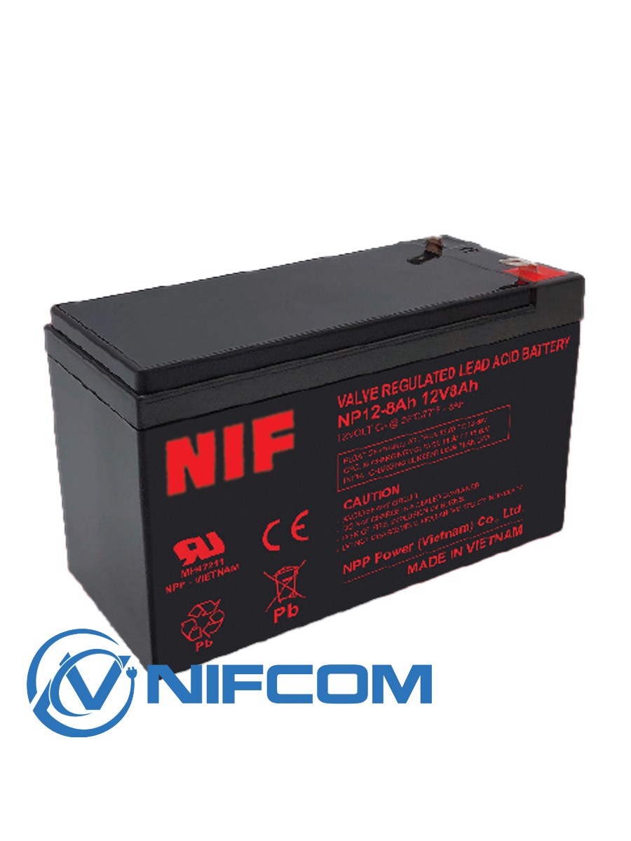 Ắc quy viễn thông - ắc quy UPS công nghệ VRLA loại 12V - 8Ah
